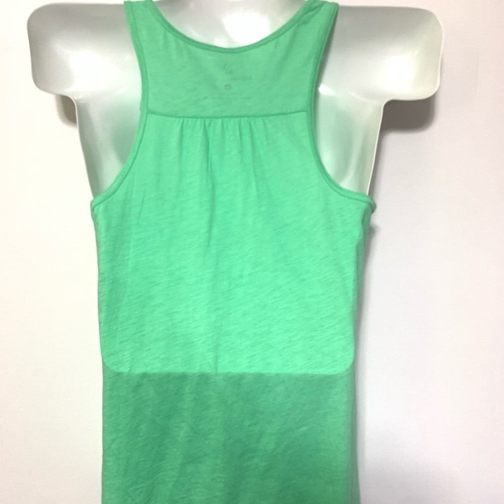 New York & Company Mint Green Razorback Tank Exercise Top - Picture 6 of 7